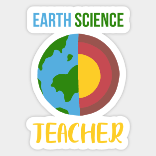 Earth Science Teacher Sticker